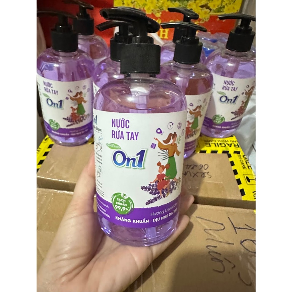 NƯỚC RỬA TAY ON1 LAVENDER VÀ BAMBOO 500ML
