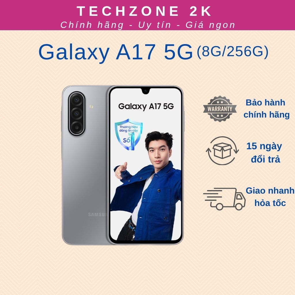 [Tặng sạc 15W] Điện thoại Samsung Galaxy A17 5G 8G/256G