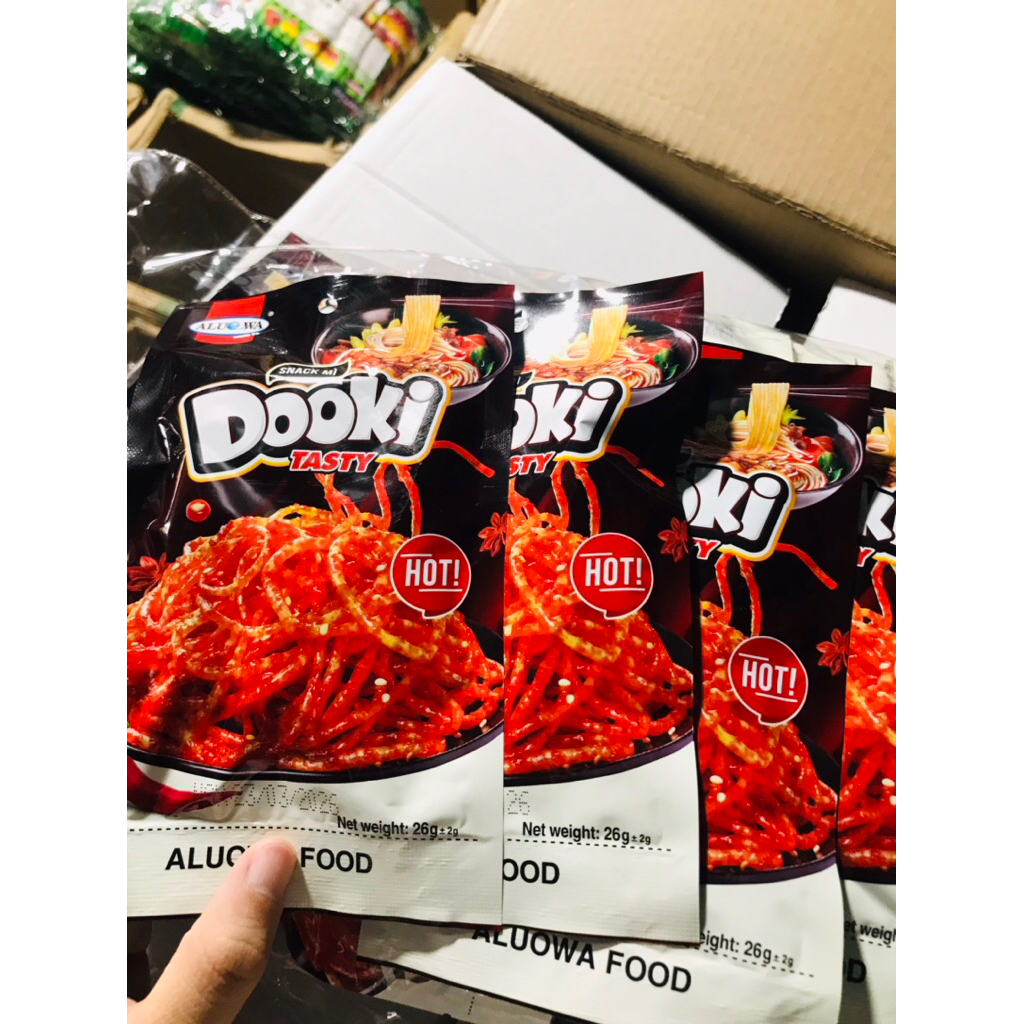 [Shop Uy Tín-Rẻ Vô Địch] Sỉ bịch 30 gói Snack Mì Dooki Tasty Aluowa - cay ngon đậm vị