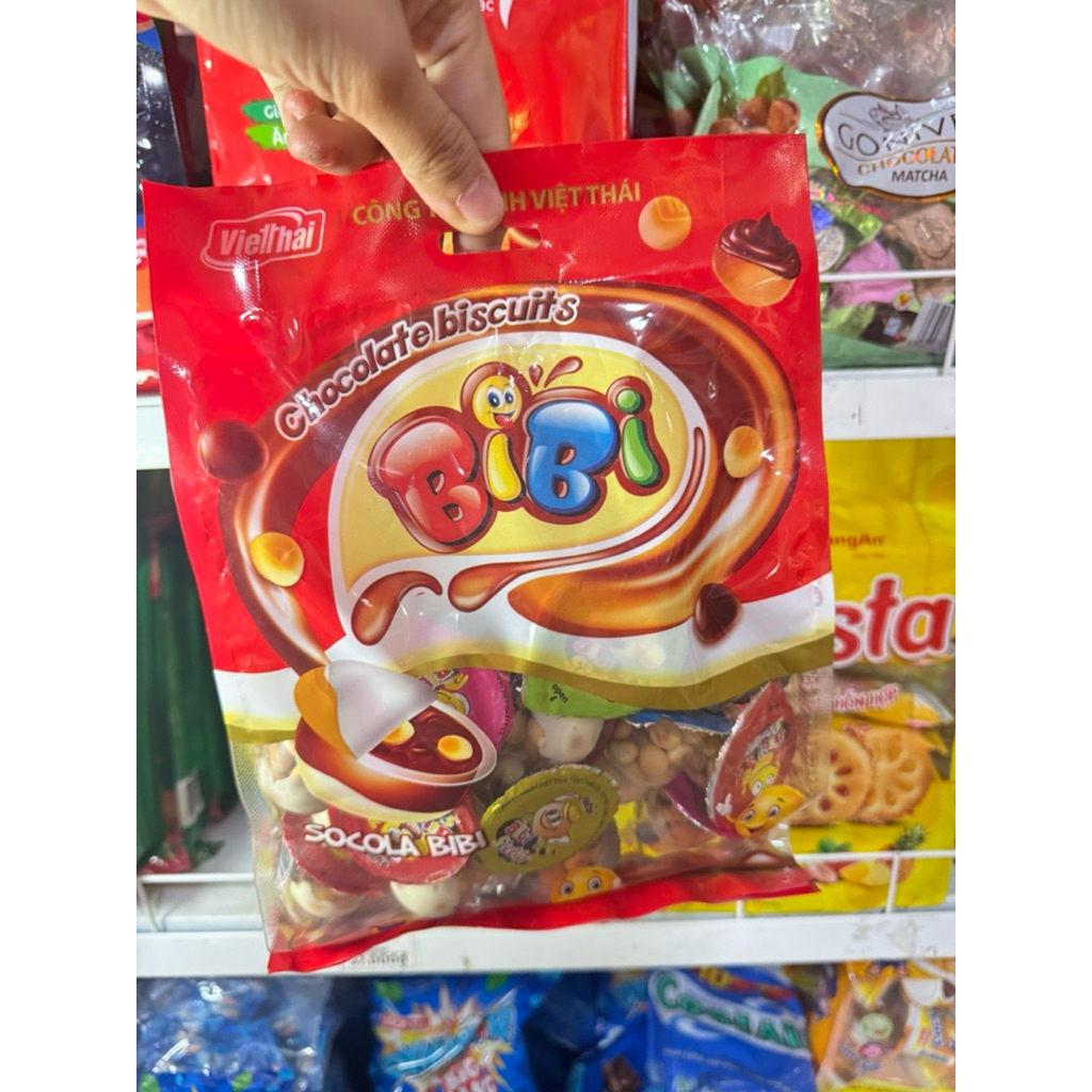 Kẹo BiBi Cracker socola Việt Thái  260g