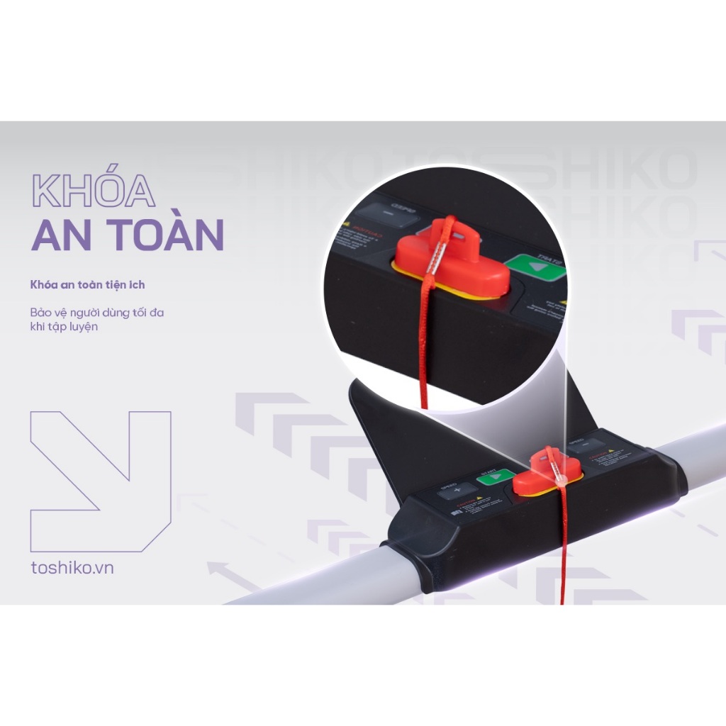Máy chạy bộ thể dục thể thao tại nhà Toshiko Gen Z, giúp tăng cơ giảm mỡ, rèn luyện sức khỏe, bảo hành 24 tháng | BigBuy360 - bigbuy360.vn