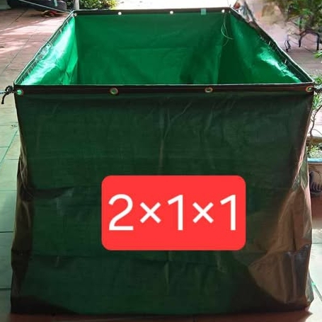 Bể bạt nuôi cá, ốc, ếch, lươn, cua, tôm, dế mèn có van xả đáy