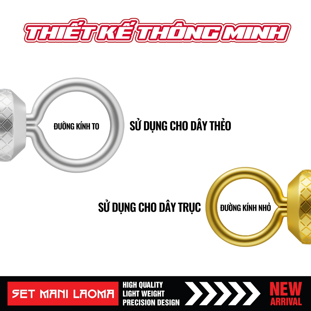 Set Mani Số 8 Vàng & Bạc