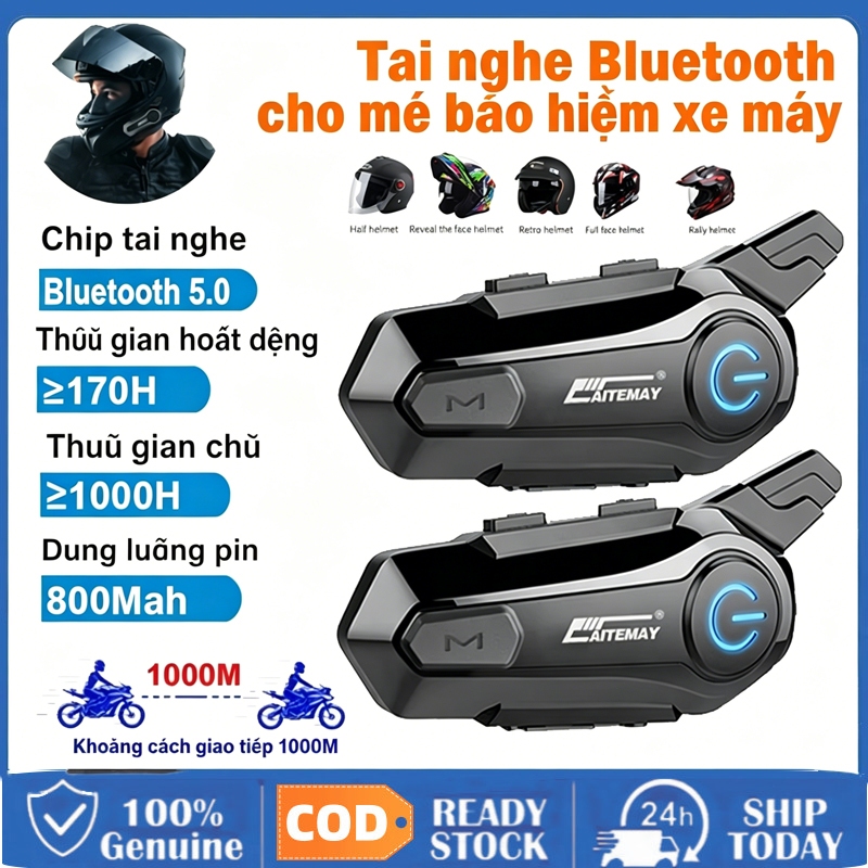 X1 PLUS Tai nghe mũ bảo hiểm xe máy không dây Intercom BT V5.0 Tai nghe không dây xe máy có âm thanh