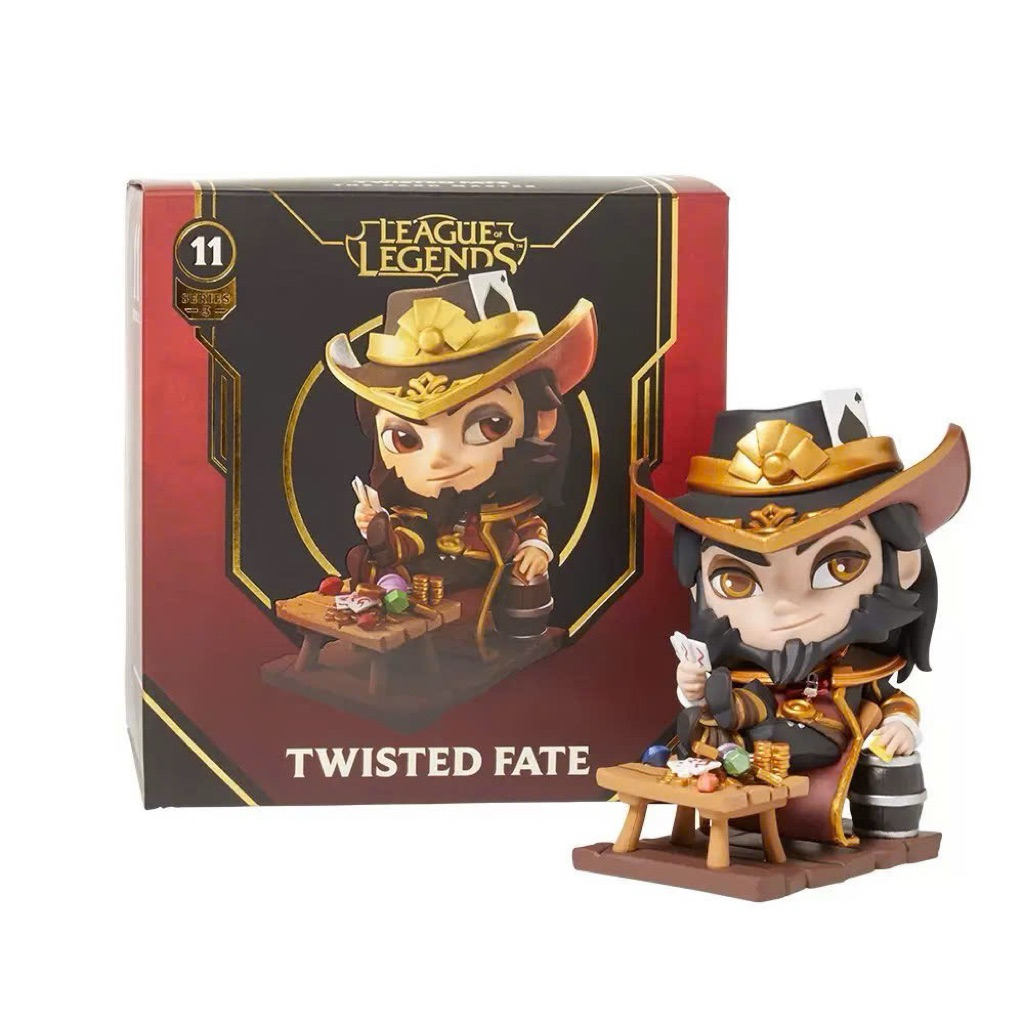 Mô Hình League Of Legend - Twisted Fate Series 3 Figure Chính hãng Riot Games