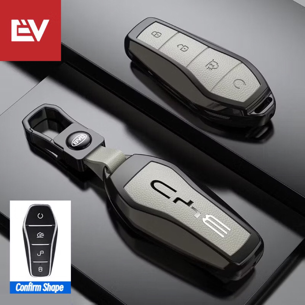 vỏ chìa khóa BYD da hợp kim kẽm cho M6 (eMAX7)] [M9 (eMAX9)] [Sealion 5 6 7 [Seal 6] [SHARK 6] [ATTO