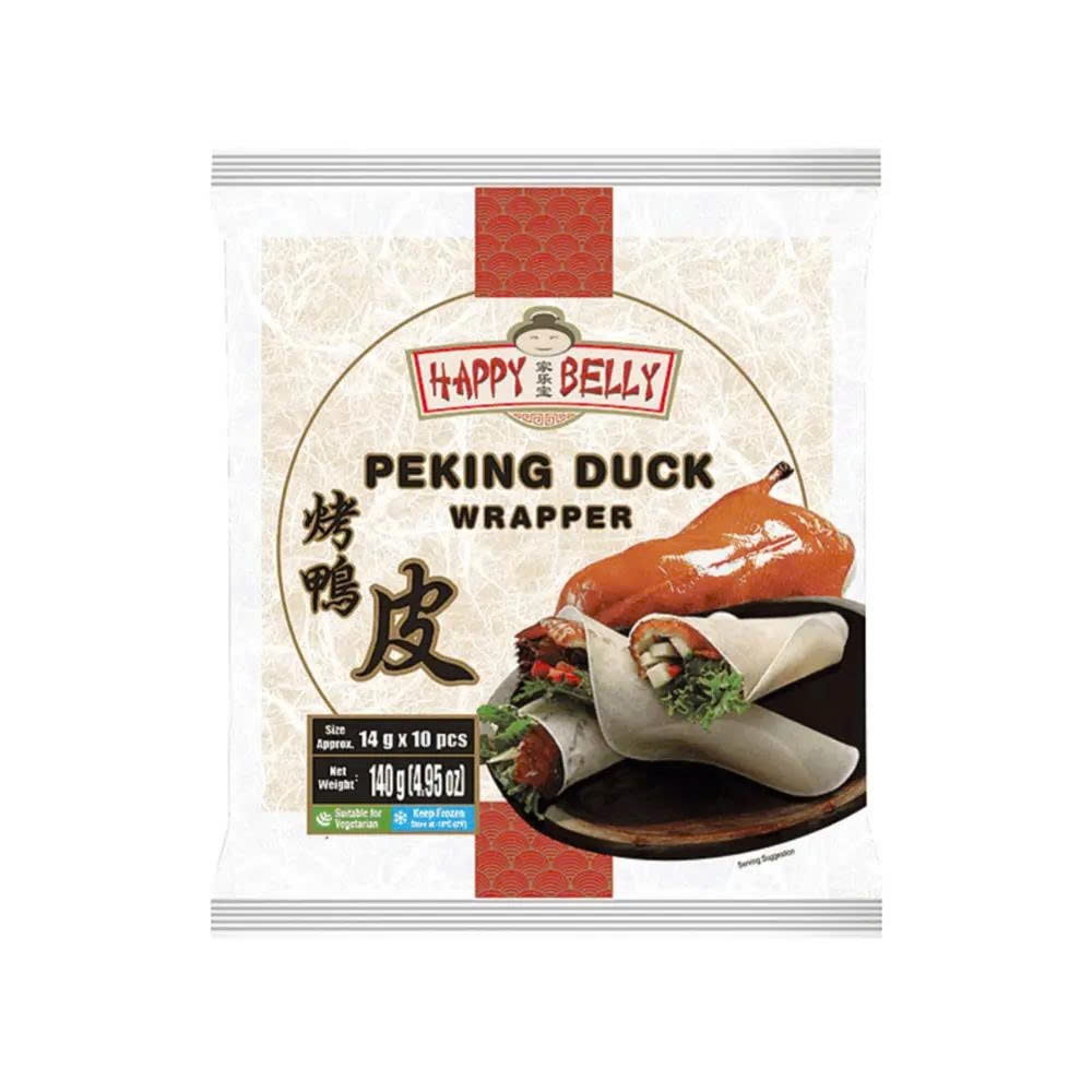 Bánh Tráng Cuốn Vịt Quay Bắc Kinh Happy Belly 10 Lá – Peking Duck Wrapper Imported - Nhập Singapore