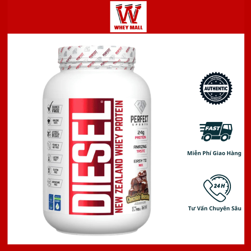 DIESEL WHEY PROTEIN 2LBS NEW ZEALAND WHEY CONCENTRADE PERFECT SPORTS