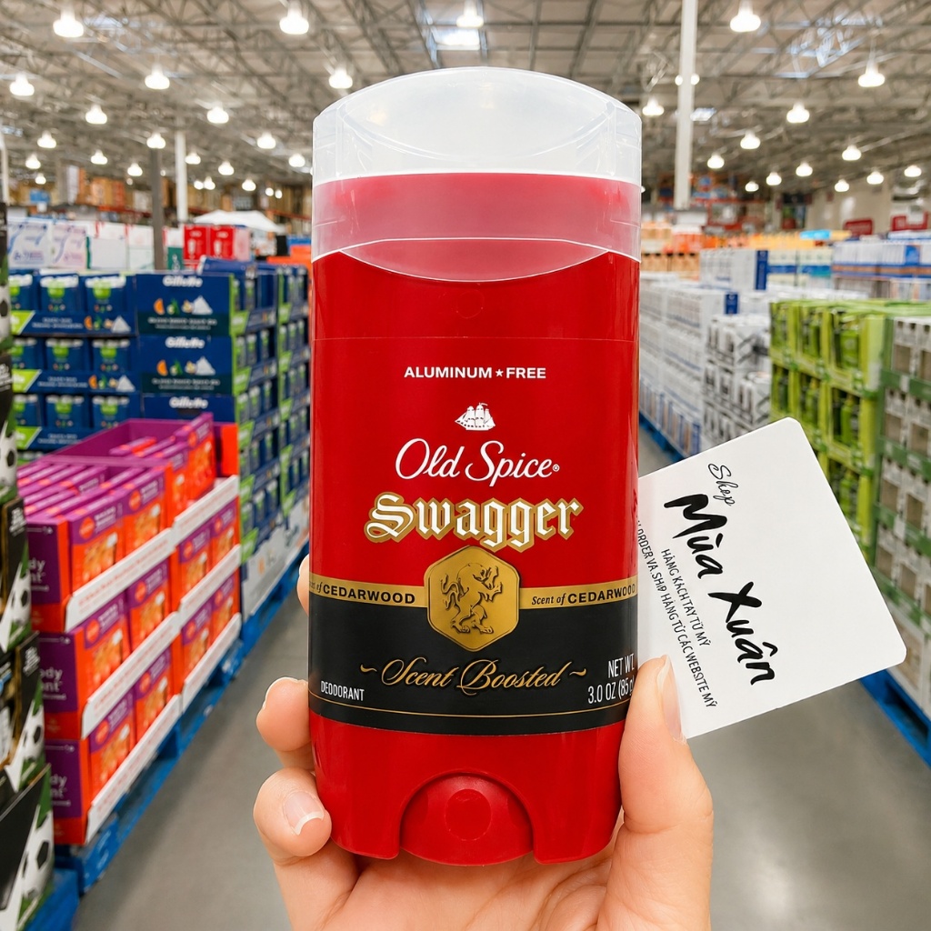 [HÀNG MỸ] Khử mùi Old Spice Red Collection - Swagger, 85g