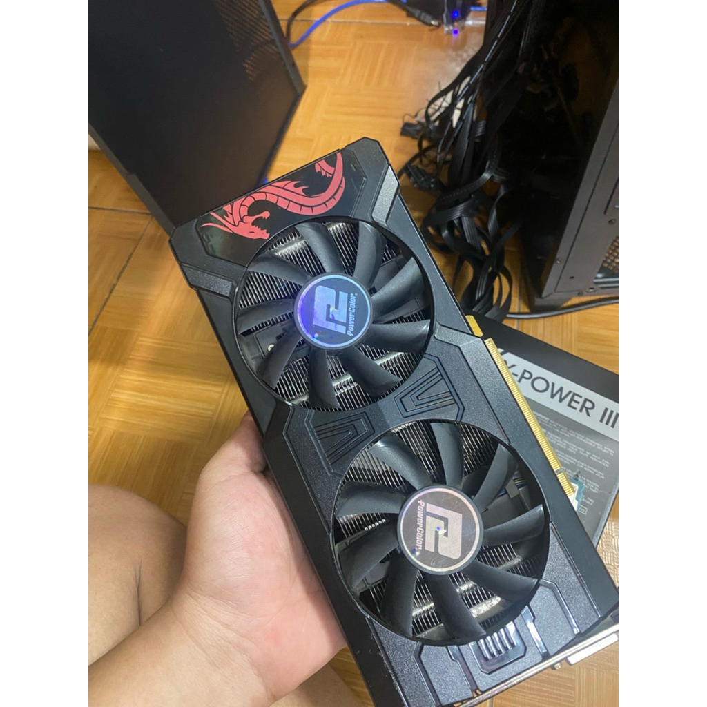 vga rx 570 4gb full cổng kết nối