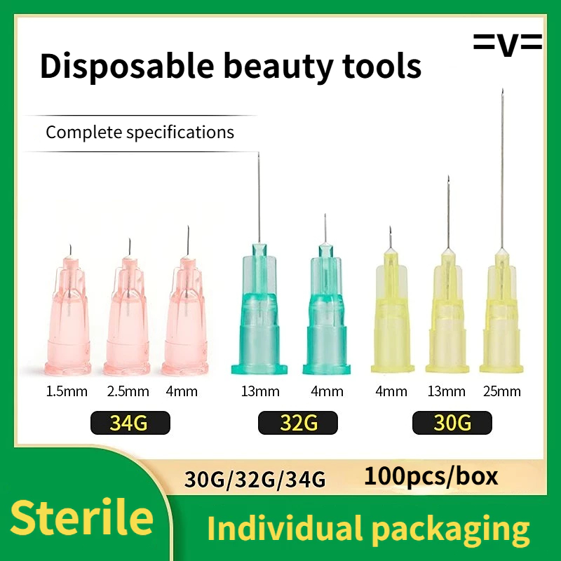 Ultra-fine needles 30G 32G 34G, beauty needles, disposable beauty needles, in stock and shipped imme