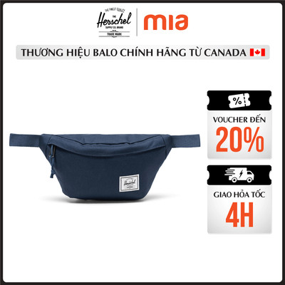 Túi Xách Herschel Classic TM Hip Pack - Size S Nhỏ Gọn, Đeo Hông Tiện Lợi, Vải EcoSystem Tái Chế, Bền Màu