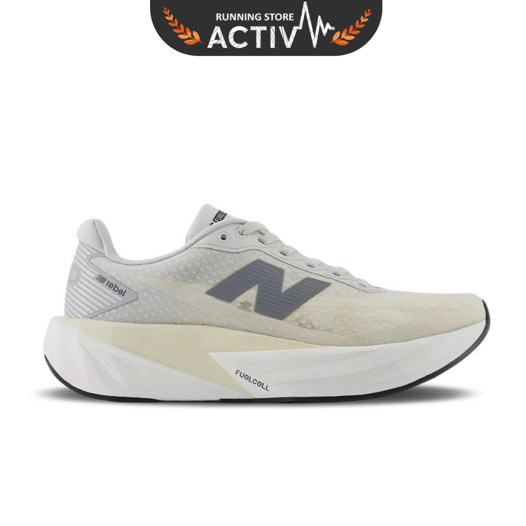 Giày Chạy Bộ Nữ New Balance FuelCell Rebel V5 - Linen/Grey Matter