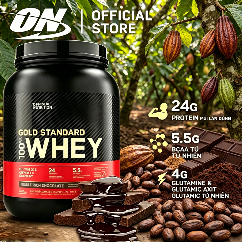 Optimum Nutrition Gold Standard Whey 2LBS Chính Hãng