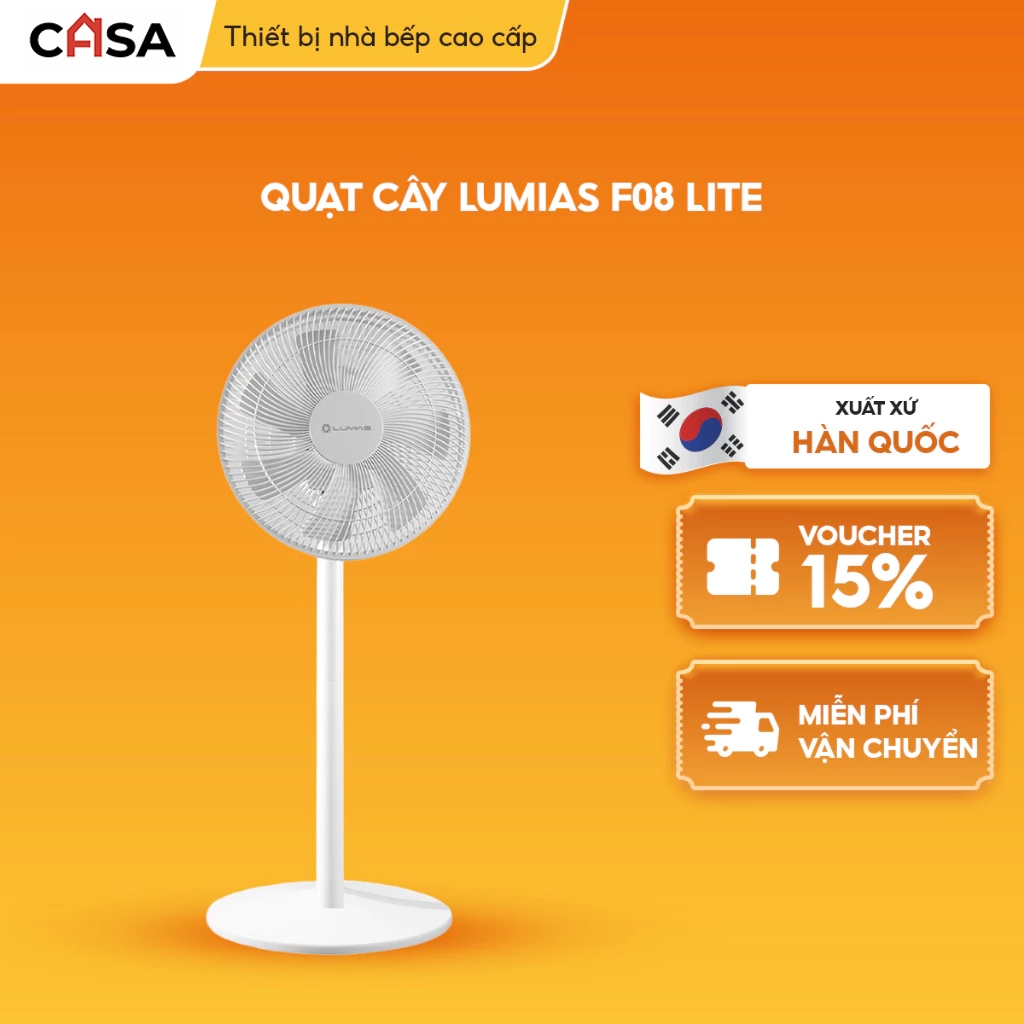 Quạt cây Lumias F08 LITE màu trắng