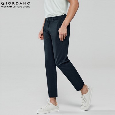 GIORDANO Quần Khaki Lửng Trên Mắt Cá Nam Ankle Pants 01126006