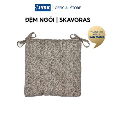 Đệm ngồi | JYSK SKAVGRAS | cotton | be | R40xD40xC4cm