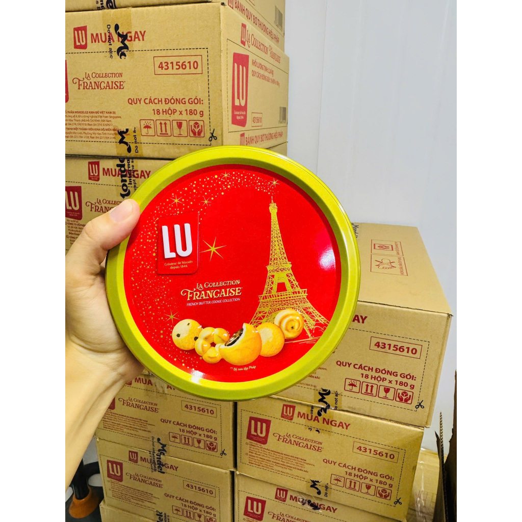 BÁNH LU HỘP THIẾC Cao Cấp 180G