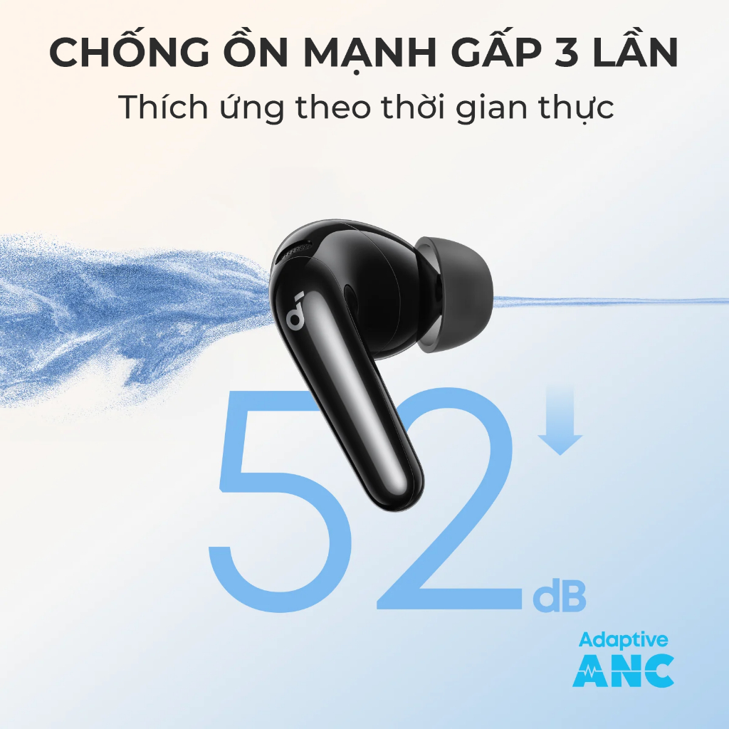 Tai nghe bluetooth không dây ANKER Soundcore R60i NC chống ồn 52dB | Hi-Res LDAC | AI Translation | Bluetooth 6.1- D1202 | BigBuy360 - bigbuy360.vn