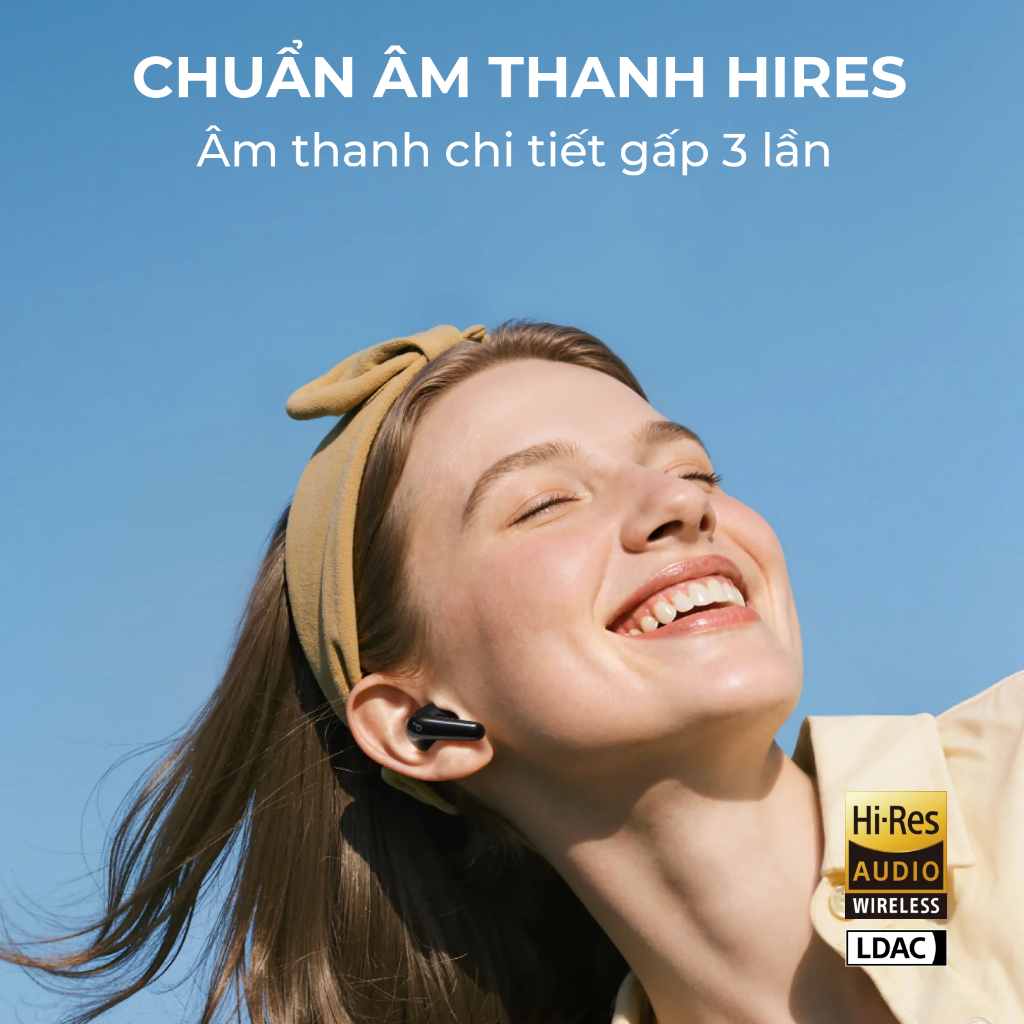 Tai nghe bluetooth không dây ANKER Soundcore R60i NC chống ồn 52dB | Hi-Res LDAC | AI Translation | Bluetooth 6.1- D1202 | BigBuy360 - bigbuy360.vn