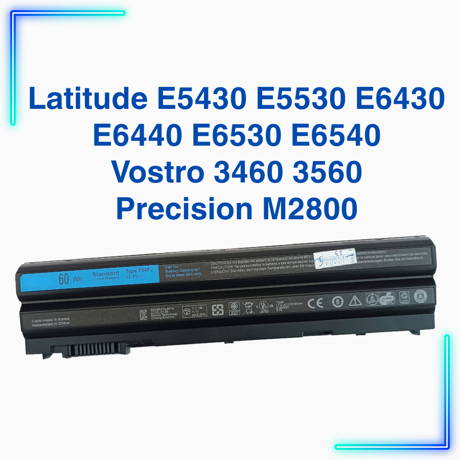 Pin Laptop Dell Latitude E5430 E5530 E6430 E6440 E6530 E6540 Vostro 3460 3560 Precision M2800 - Pin Dell New