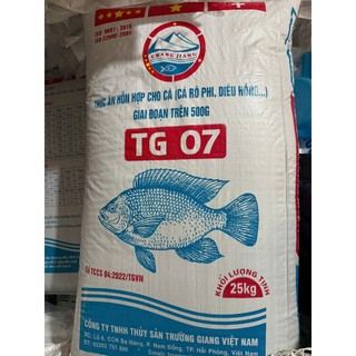 25KG Cám cá 35% đạm cho các loại cá rô cá trắm, cá chép, cảnh cá vàng, cá Koi,