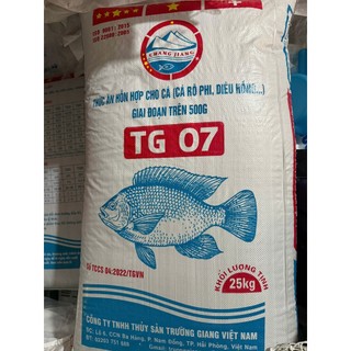 25KG Thức ăn cho cá hỗn hợp cám cá TG cám cá rô,cá chép cá trắm ba đuôi, cá cảnh