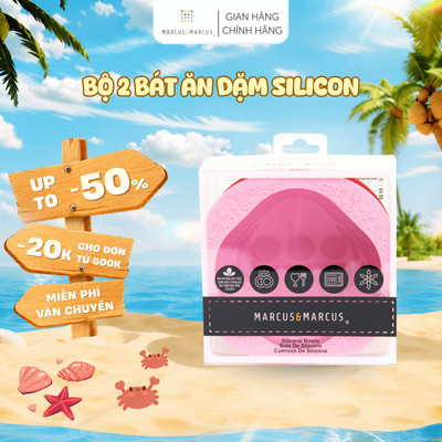 Bát Ăn Dặm Silicon Set 2 Cái Cho Bé Marcus & Marcus - Marcus & Pokey