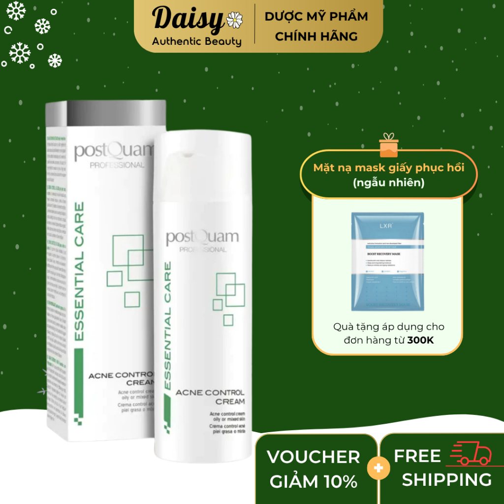 [Công Ty] PostQuam (Q12) Acne Control Gel | Daisy Authentic