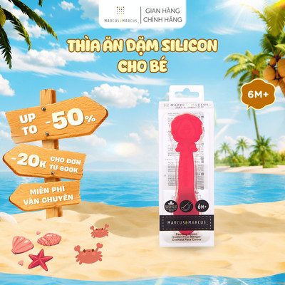 Thìa Ăn Dặm Silicon Cho Bé Marcus & Marcus - Marcus