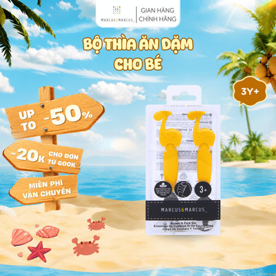 Bộ Thìa Nĩa Ăn Dặm Cho Bé Marcus & Marcus, Từ 3 Tuổi - Lola