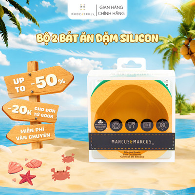 Bát Ăn Dặm Silicon Set 2 Cái Cho Bé Marcus & Marcus - Lola & Ollie