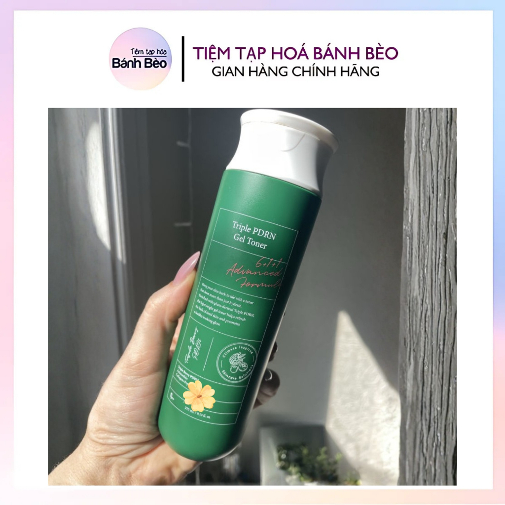 Toner gel phục hồi AXIS Y Triple PDRN Gel Toner 270ml cấp ẩm sâu căng bóng trẻ hóa da tức thì