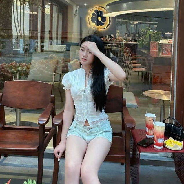Áo Kiểu Nữ Dáng Croptop Chi Tiết Cổ Tàu Tay Bồng Cột Dây Nơ, Áo Kiểu Nữ Siêu Hot Hit Phù Hợp Đi Chơi Đi Du Lịch - KA832 | BigBuy360 - bigbuy360.vn