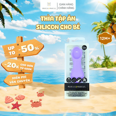 Thìa Tập Ăn Silicon Palm Grasp Marcus & Marcus Cho Bé Từ 12 Tháng - Willo