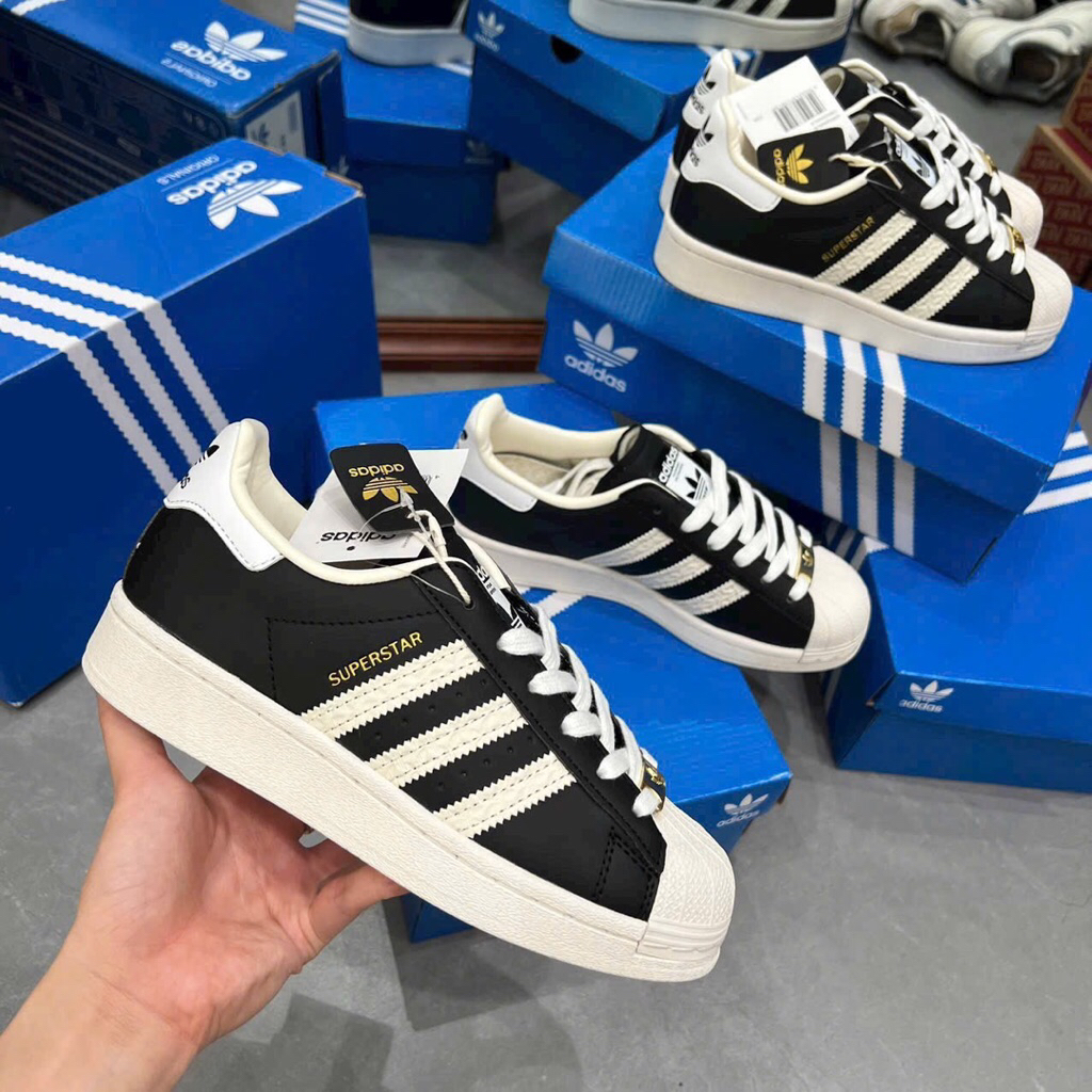 Giày Adidas Originals Superstar Đen Trắng