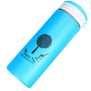 Combo 2 bình nước inox 360ml  HAPPY TIME có dây xách