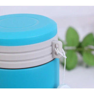 Combo 2 bình nước inox 360ml  HAPPY TIME có dây xách