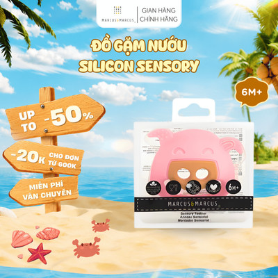Đồ Gặm Nướu Silicon Cho Bé Sensory Marcus & Marcus, Từ 6 Tháng - Pokey
