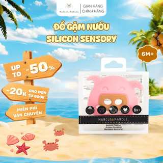 Đồ gặm nướu silicon cho bé sensory marcus & marcus, từ 6 tháng - pokey