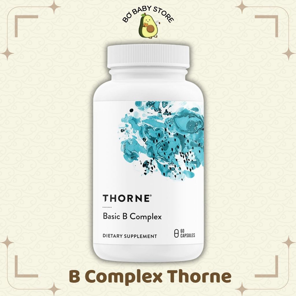 Viên Uống Vitamin B-Complex Thorne Sản Sinh Năng Lượng, Hỗ Trợ Não Bộ Và Hình Thành Hồng Cầu Thorne