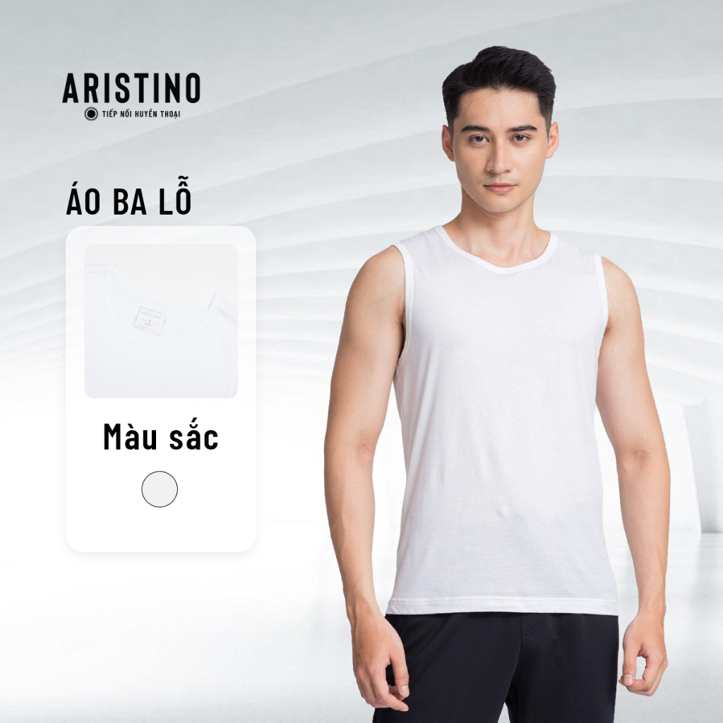 Áo ba lỗ nam Nam Aristino Cotton AC23