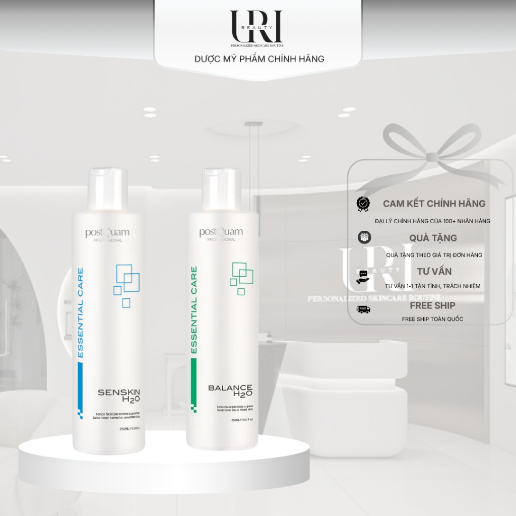 [Công Ty] POSTQUAM Essential Care Senskin H2O/Balance H2O - Nước Cân Bằng Da 250ML