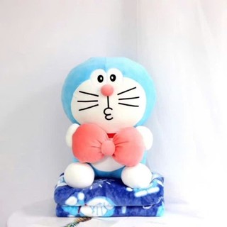 🌻GẤU BÔNG KÈM MỀN DORAEMON 🎀