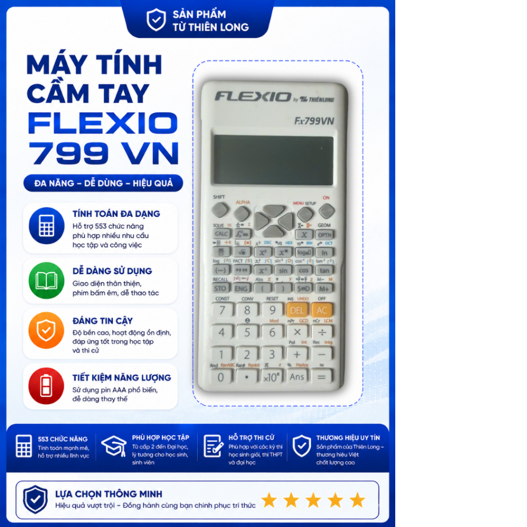 Máy tính cầm tay Flexio 799 cũ đã qua sử dụng