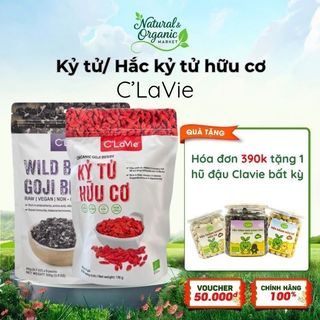 Kỷ Tử/ Hắc Kỷ Tử Hoang Dã C'LaVie Tăng Cường Hệ Miễn Dịch, Chống Oxy Hóa - Natural Market