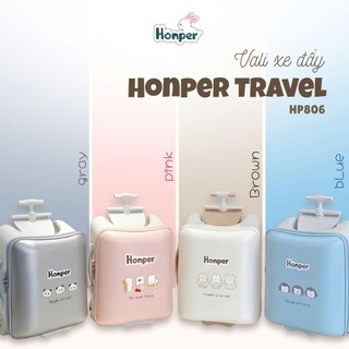 Vali Xe Đẩy Honper HP 806 – Thiết Kế 2in1 Cao Cấp, Khung Nhôm Chắc Chắn, Siêu Tiện Lợi