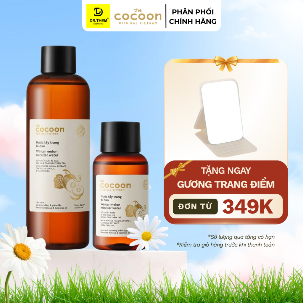 Nước Tẩy Trang Bí Đao Cocoon Tẩy Sạch Makeup & Giảm Dầu 500ml - Dr Thêm