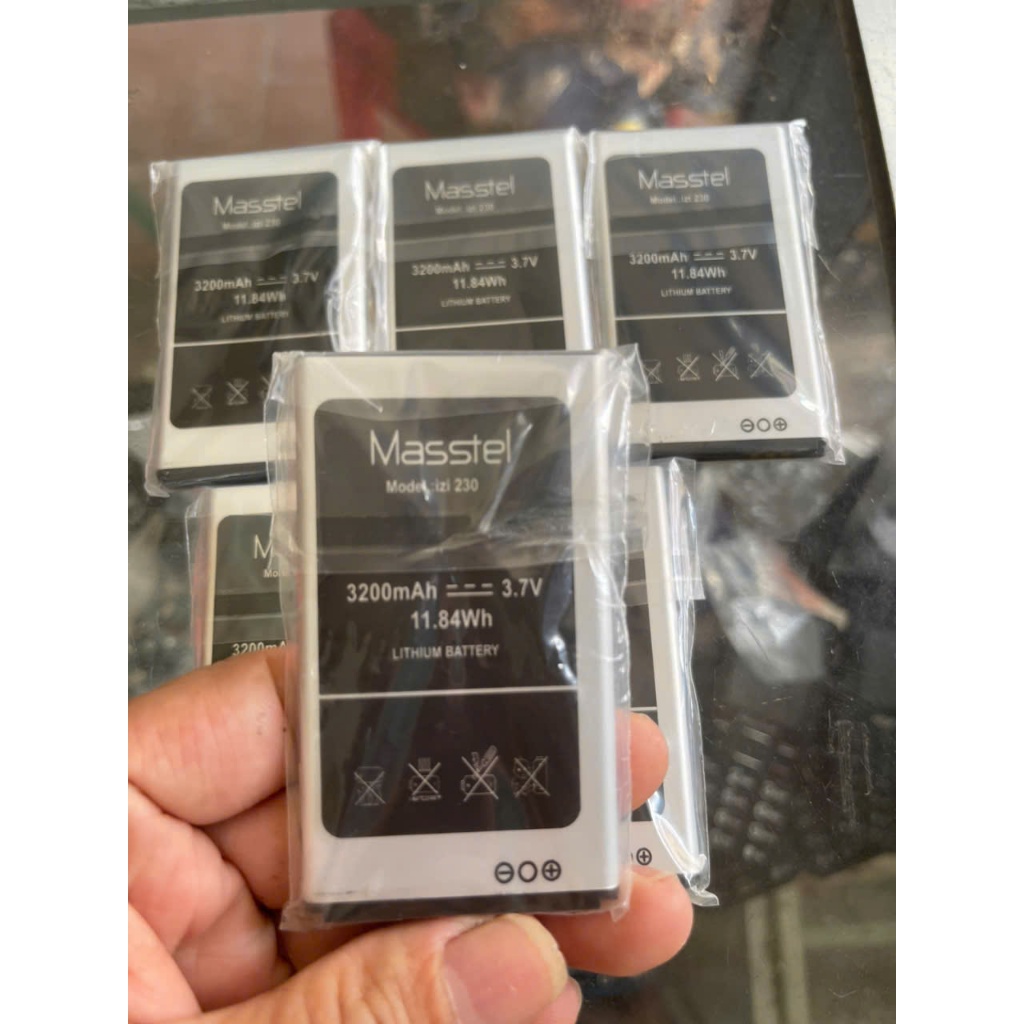 Pin masstel izi 230 zin bóc máy (Cũ) và Mới