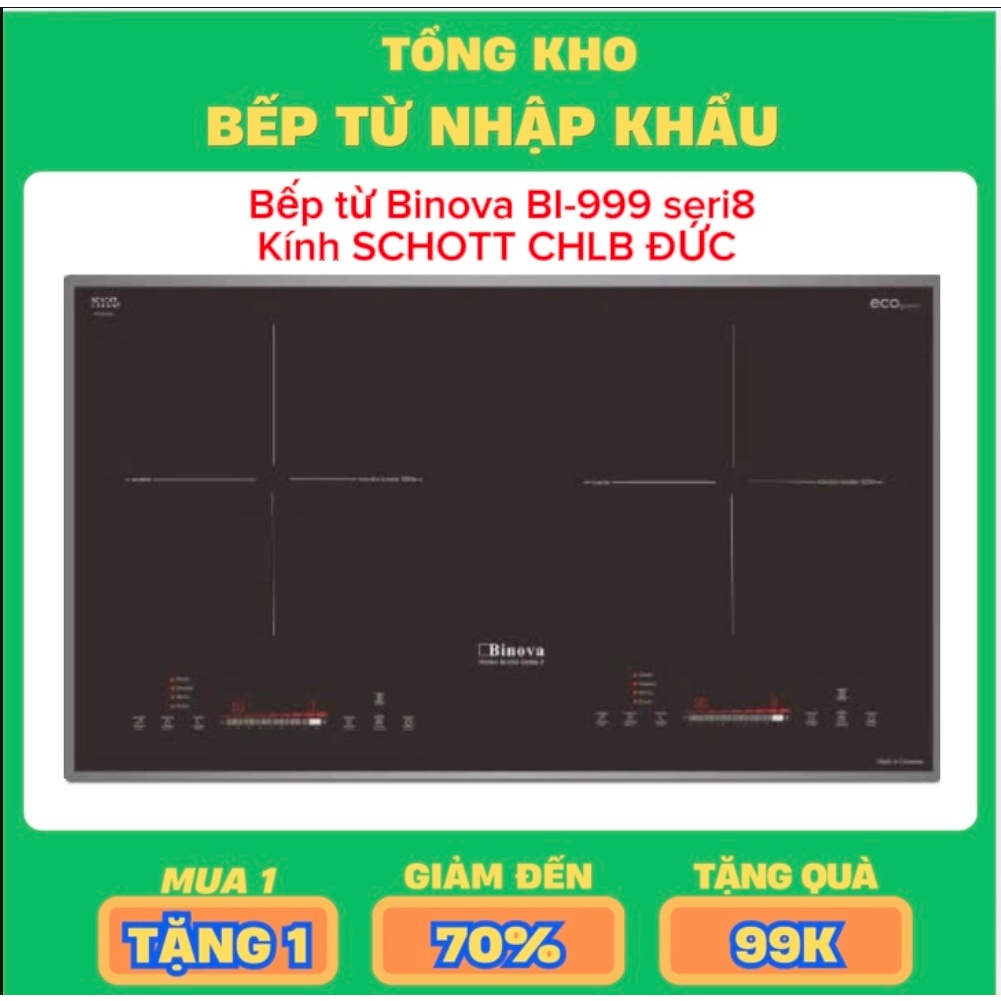 Bếp từ Binova BI-999 PLUS SERI 8.0 Made in Germany
